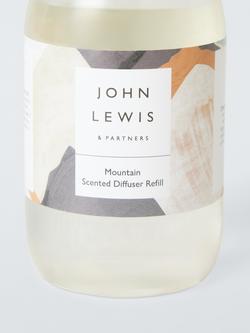John Lewis British Landscape Mountain Diffuser Refill, 200ml - view 2, Natural/Mutli