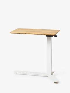 Humanscale Float Mini Height Adjustable Desk, Bamboo/White