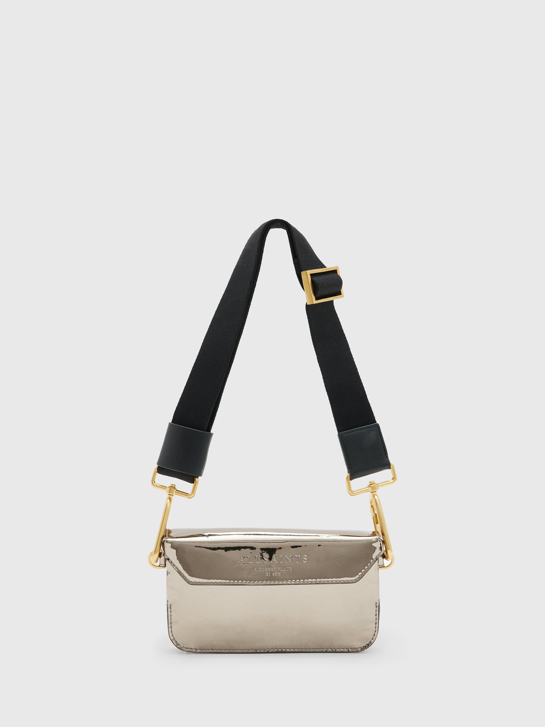 AllSaints Zoe Crossbody Bag, Pewter