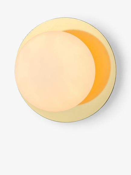 houseof Opal Disk Wall Light - view 2, Brass