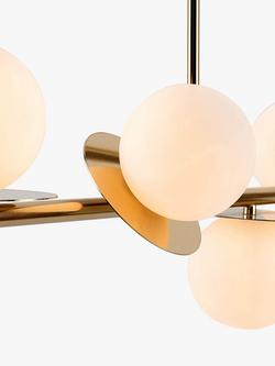 houseof Opal 4 Disk Ceiling Light - view 2, Brass