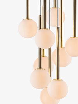 houseof 9 Cluster Pendant Ceiling Light - view 2, Brass