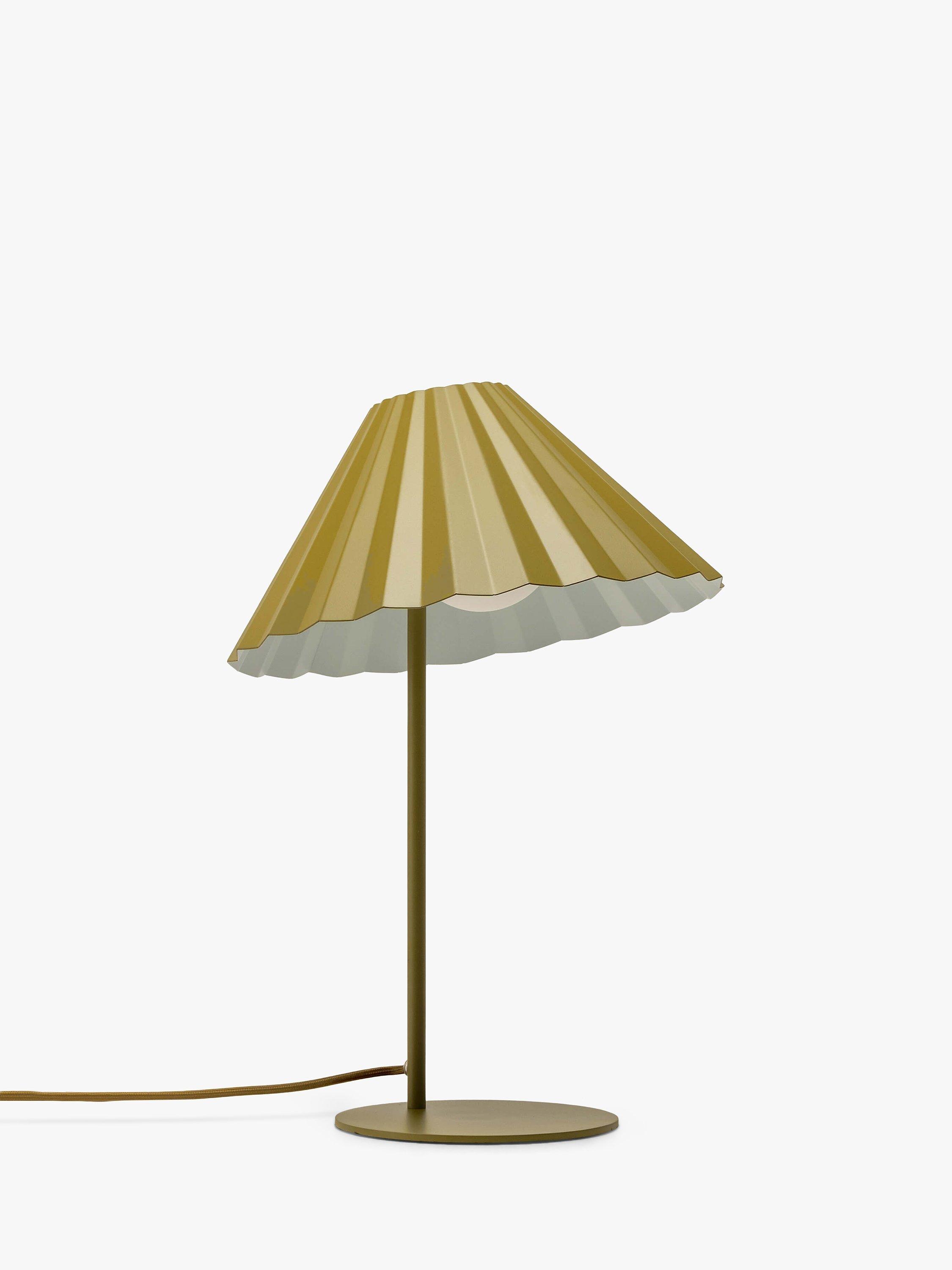 houseof Pleat Table Lamp, Moss Green/Blue