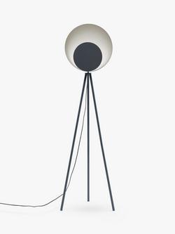 houseof Diffuser Tripod Floor Lamp, Charcoal Grey