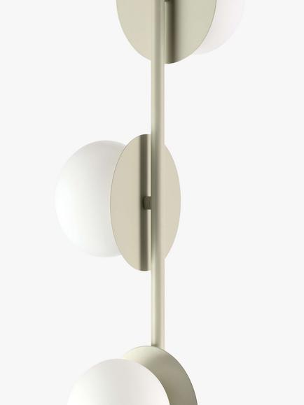 houseof Opal 4 Disk Floor Lamp - view 2, Sand
