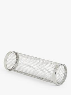 John Lewis Stainless Steel Rolling BBQ Grill Basket, Stainless Steel