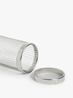 John Lewis Stainless Steel Rolling BBQ Grill Basket - view 2, Stainless Steel