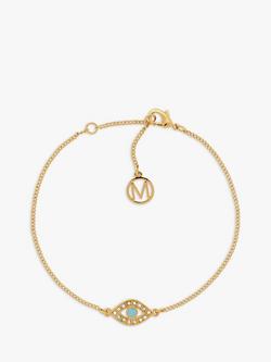 Melissa Odabash Crystal Eye Bracelet, Gold, Gold