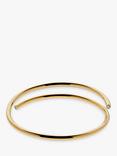 Melissa Odabash Crystal Bangle, Gold