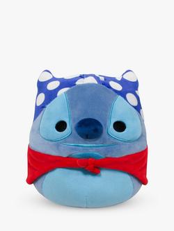 Squishmallows Disney Superhero Stitch 8" Plush Soft Toy, Blue