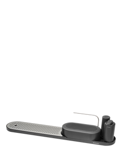 Brabantia SinkStyle Organiser, Drying Tray, Soap Dispenser and Soap Squeezer - view 2, Mineral Infint Grey
