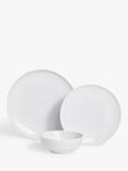 Design Project by John Lewis Porcelain Dinnerware Set, 12 Piece, White