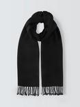 John Lewis Wool Blend Fringe Scarf