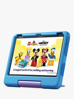 Amazon Fire HD 10 Kids Tablet (13th Generation, 2023) for ages 3-7 with Kid-Proof Case & Parental Controls, Octa-core, Fire OS, Wi-Fi, 32GB, 10.1", Blue