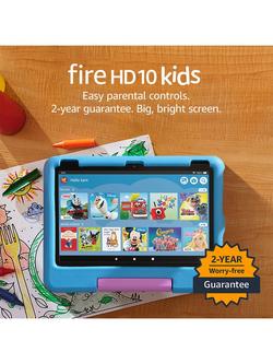 Amazon Fire HD 10 Kids Tablet (13th Generation, 2023) for ages 3-7 with Kid-Proof Case & Parental Controls, Octa-core, Fire OS, Wi-Fi, 32GB, 10.1" - view 2, Blue