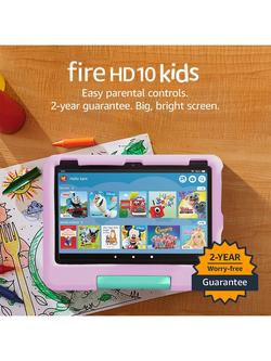 Amazon Fire HD 10 Kids Tablet (13th Generation, 2023) for ages 3-7 with Kid-Proof Case & Parental Controls, Octa-core, Fire OS, Wi-Fi, 32GB, 10.1" - view 2, Nebula