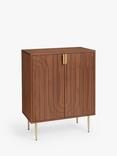 John Lewis Harvard 2 Door Cabinet, Walnut