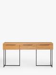 John Lewis Calia Large Console Table, Oak