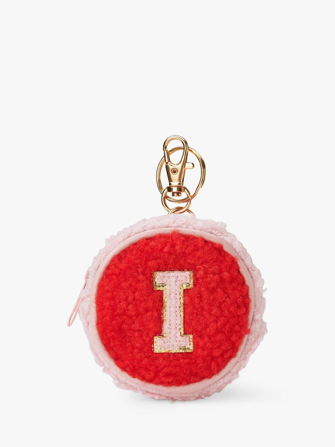 Small Stuff Kids' Initial Borg Charm Purse, Bright Pink, I