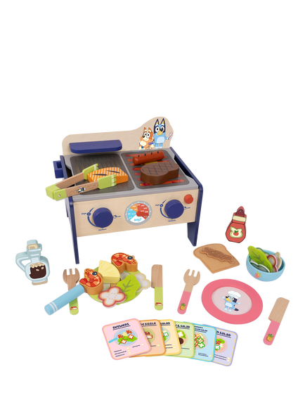 Bluey's BBQ and Salad Playset, Multi