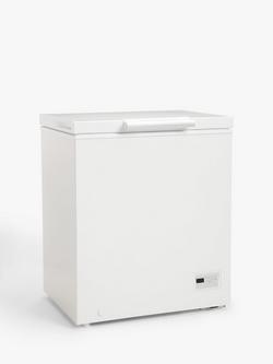 John Lewis JLCH145/2 Chest Freezer, White - view 2, White