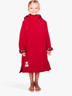 Red Kids' Dry Poncho, One Size - view 2, Red