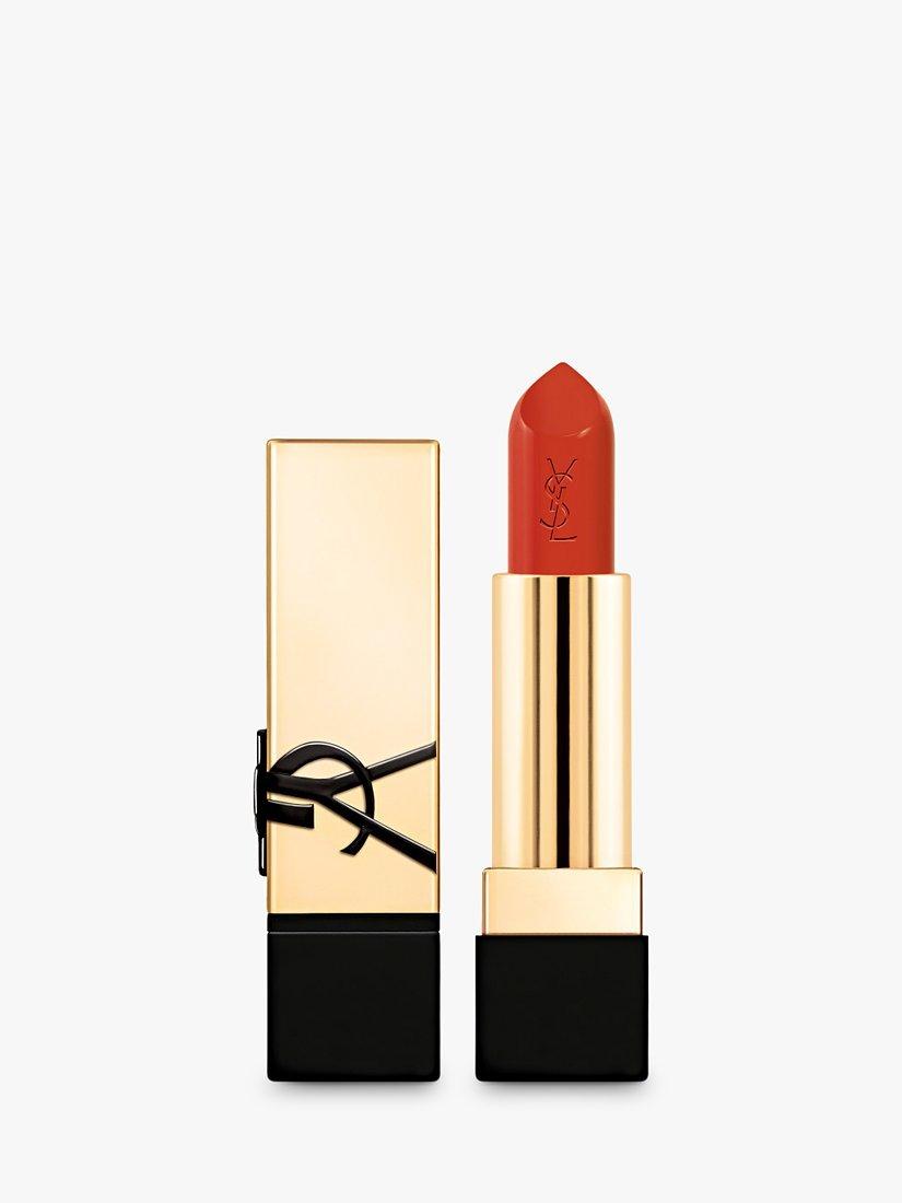 Product image 1 of 8, which shows Yves Saint Laurent Rouge Pur Couture Lipstick, O1 Wild Cinnamon