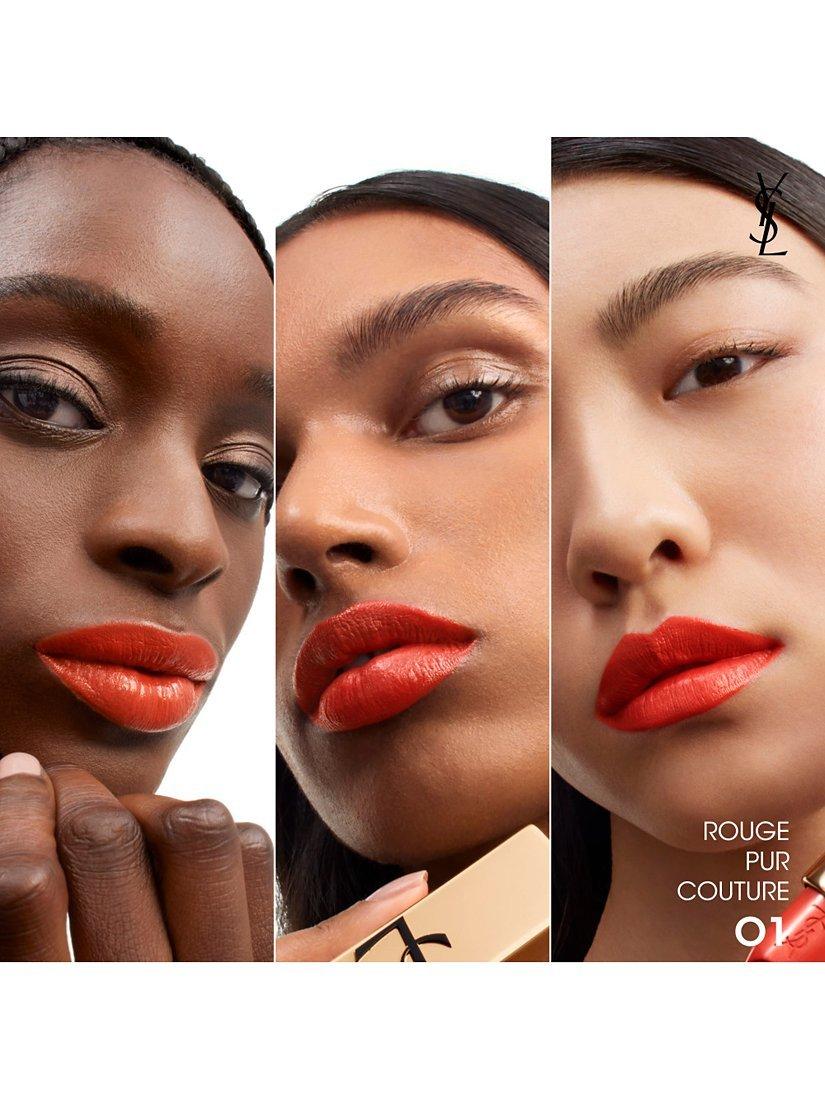 Product image 4 of 8, which shows Yves Saint Laurent Rouge Pur Couture Lipstick, O1 Wild Cinnamon