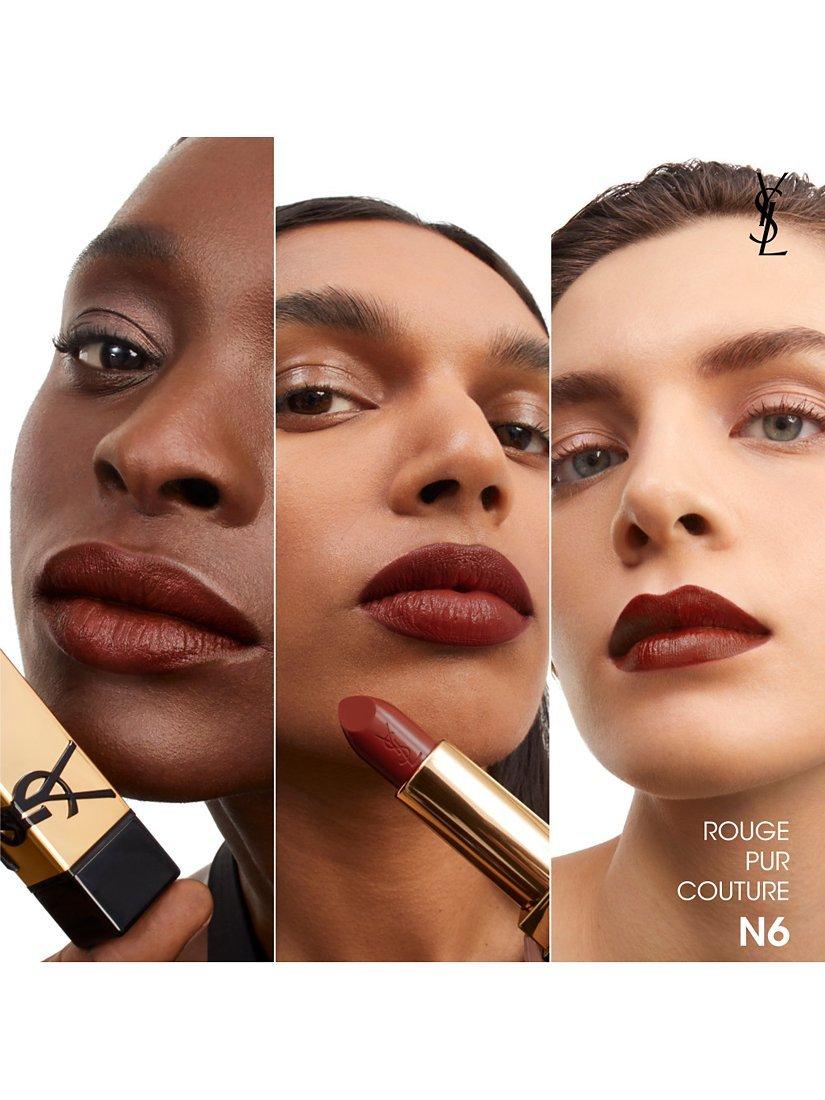 Product image 4 of 8, which shows Yves Saint Laurent Rouge Pur Couture Lipstick, N6 Unshy Cacao