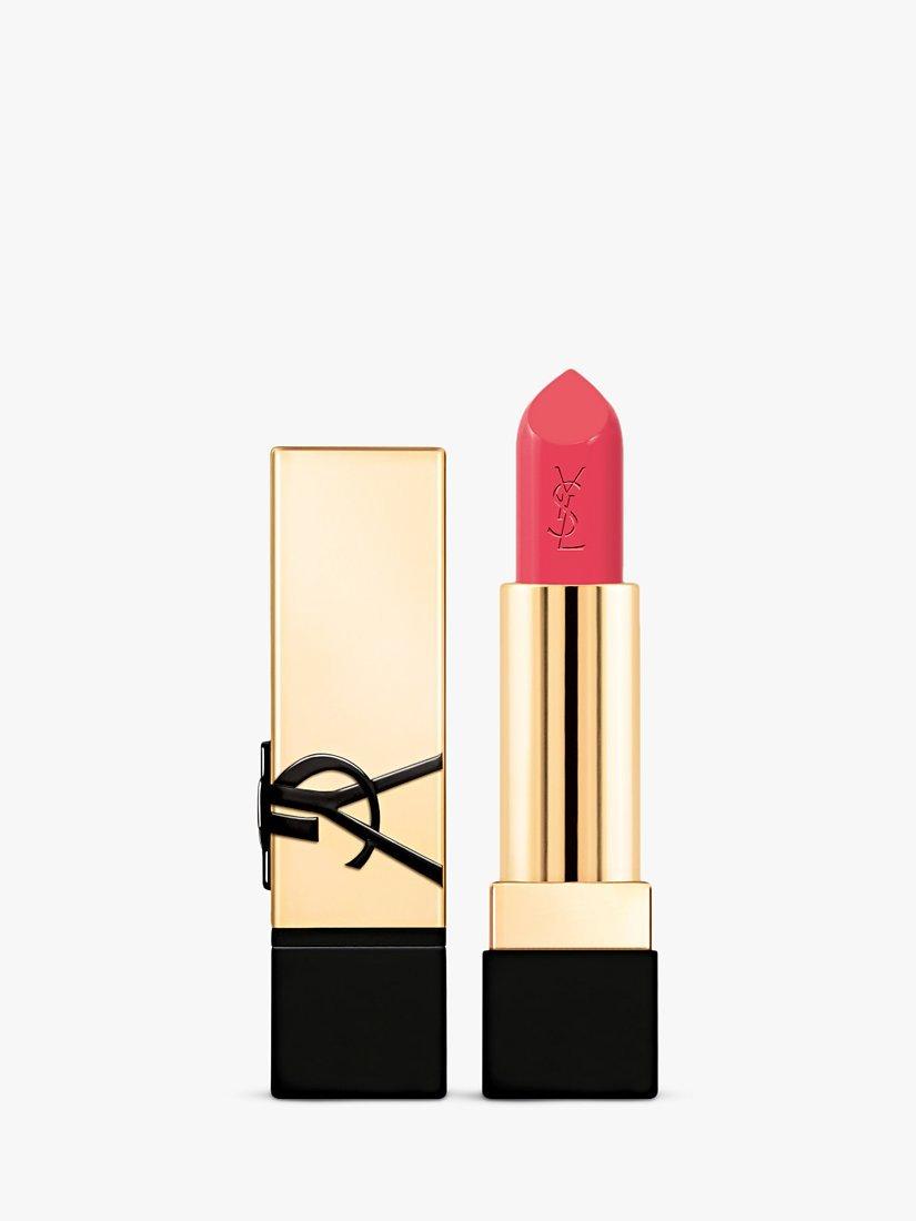Product image 1 of 8, which shows Yves Saint Laurent Rouge Pur Couture Lipstick, P4 Chic Coral