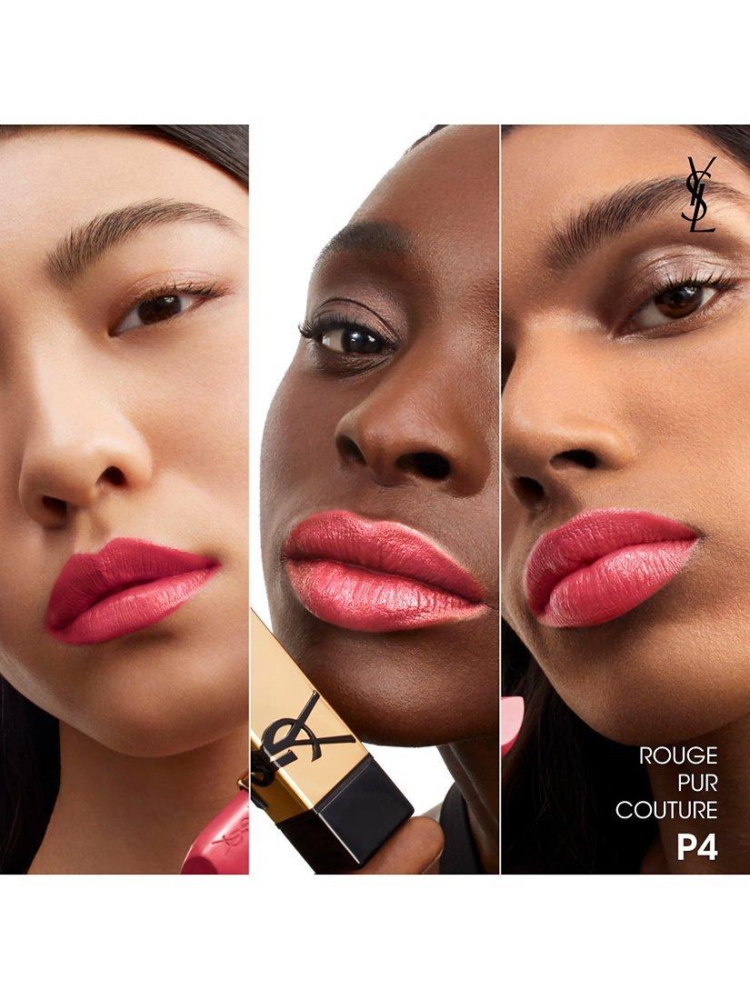 Product image 4 of 8, which shows Yves Saint Laurent Rouge Pur Couture Lipstick, P4 Chic Coral