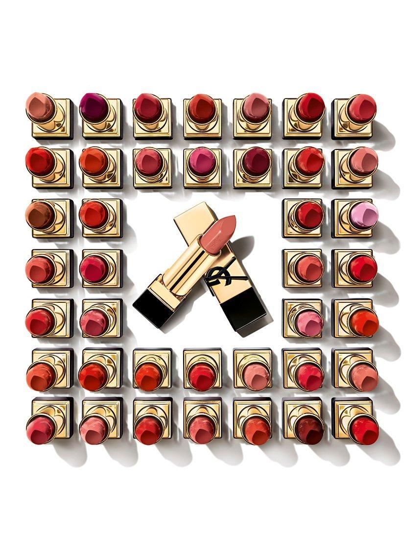 Product image 6 of 8, which shows Yves Saint Laurent Rouge Pur Couture Lipstick, P4 Chic Coral