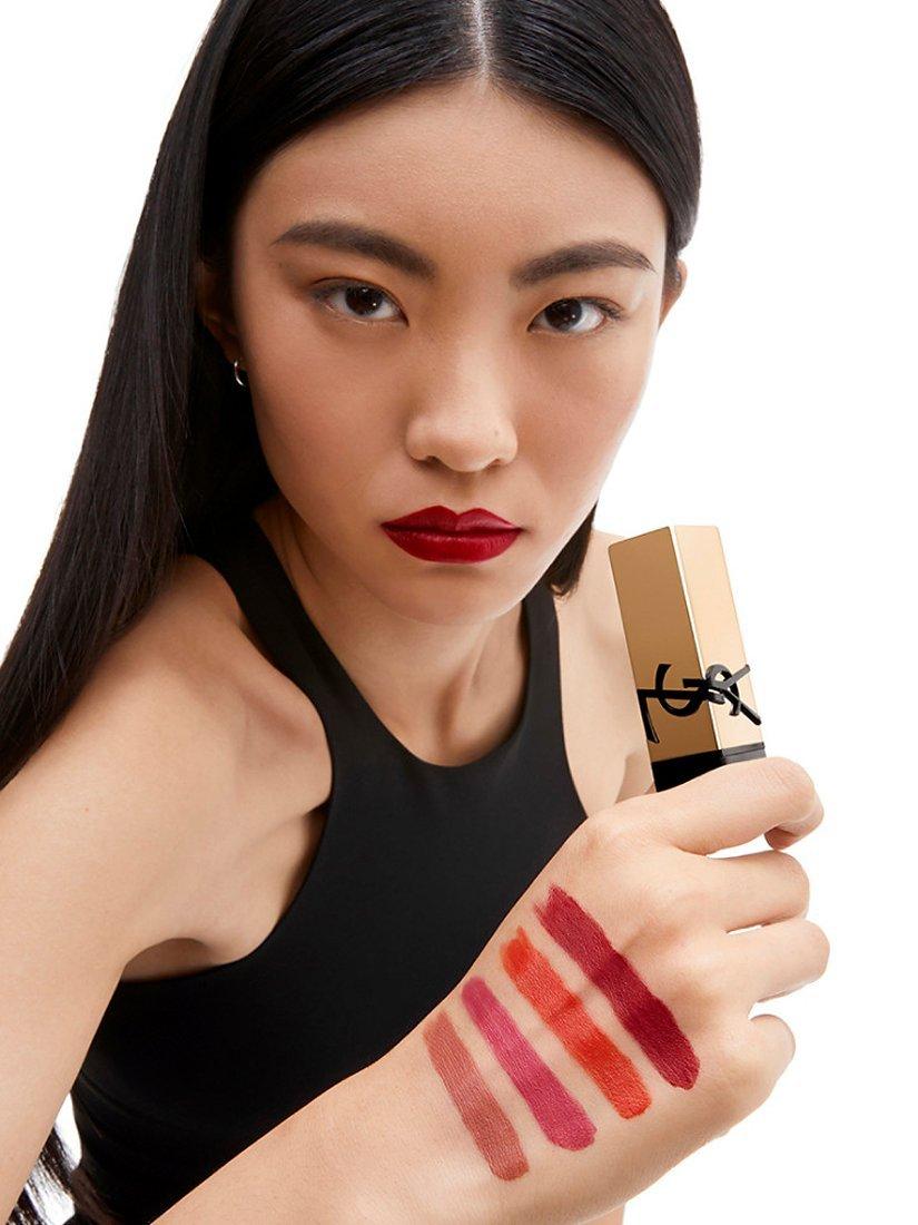 Product image 7 of 8, which shows Yves Saint Laurent Rouge Pur Couture Lipstick, P4 Chic Coral