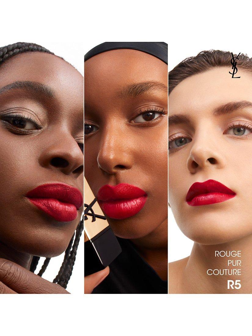 Product image 4 of 8, which shows Yves Saint Laurent Rouge Pur Couture Lipstick, R5 Subversive Ruby
