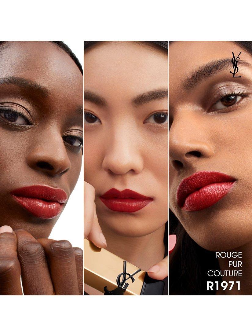 Product image 4 of 8, which shows Yves Saint Laurent Rouge Pur Couture Lipstick, R1971 Rouge Provocation