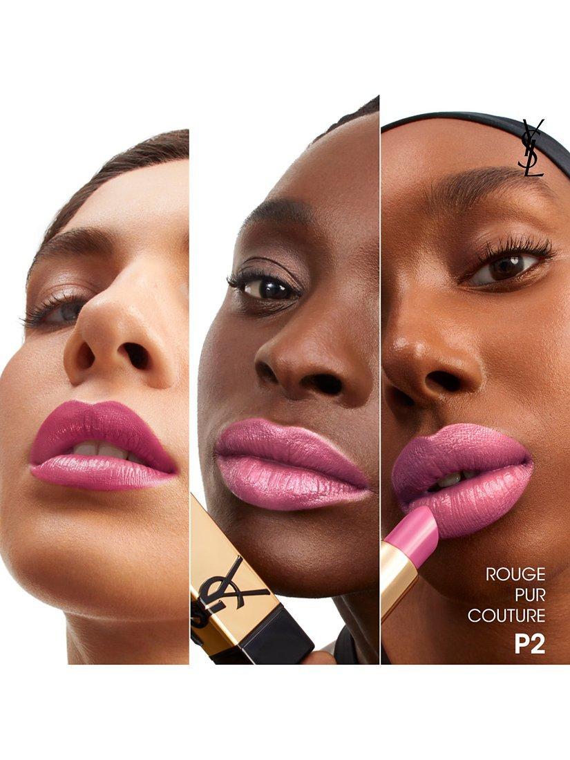 Product image 4 of 8, which shows Yves Saint Laurent Rouge Pur Couture Lipstick, P2 Rose No Taboo