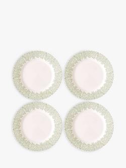 Morris & Co. Standen Earthenware Dinner Plate, Set of 4, 28cm, Multi, Multi