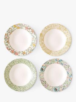 Morris & Co. Earthenware Pasta Bowl, Set of 4, 26.5cm, Multi, Multi