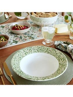 Morris & Co. Earthenware Pasta Bowl, Set of 4, 26.5cm, Multi - view 2, Multi