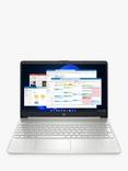 HP 15s-fq5020na Laptop, Intel Core i3 Processor, 4GB RAM, 128GB SSD, 15.6” Full HD, Silver