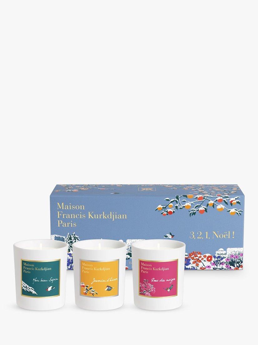 Maison Francis Kurkdjian Limited Edition Trio of Candles 3,2,1 Noël!, 3 x 95g