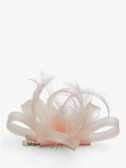 Jon Richard Small Hair Clip Fascinator - view 2, Pink