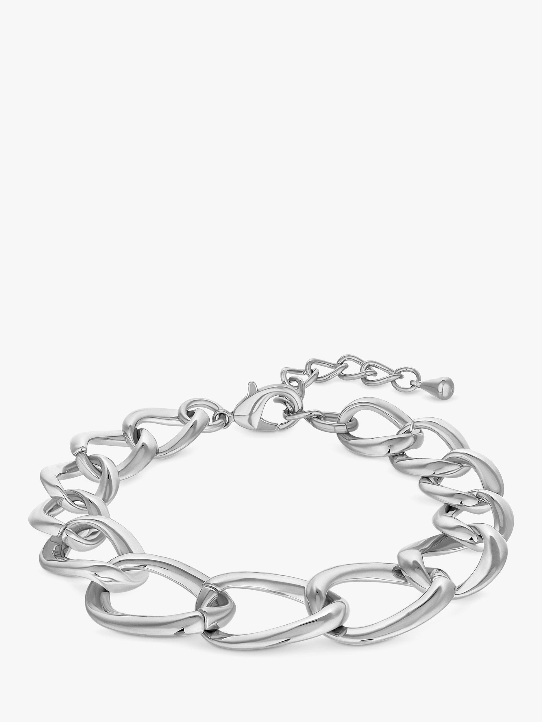 Jon Richard Chain Bracelet, Silver
