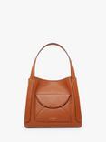 Jasper Conran London Darcey Three Section Leather Hobo Bag