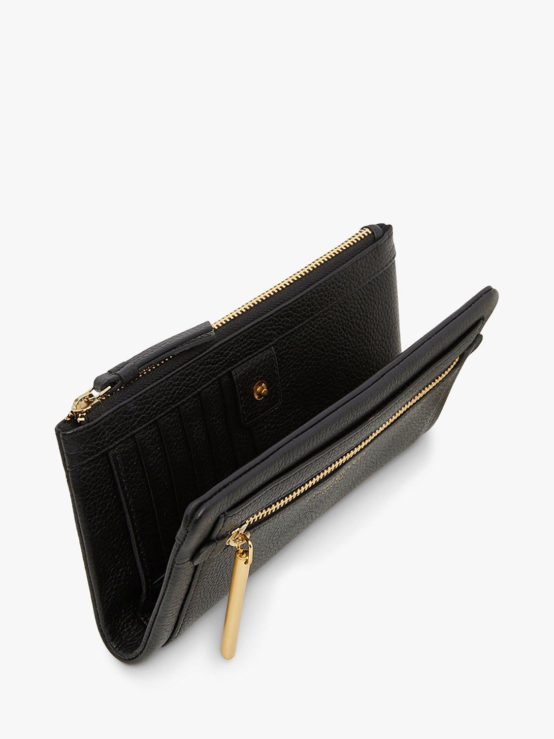 Product image 4 of 6, which shows Jasper Conran London Darcey Large Leather Purse, Black