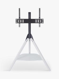 AVF Hoxton Tripod TV Stand with Mount for TVs from 32" to 70" - view 2, Satin White