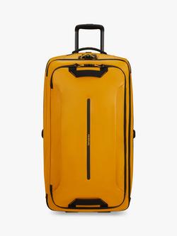 Samsonite Ecodiver Duffle 2-Wheel 79cm Recycled Large Suitcase, Yellow