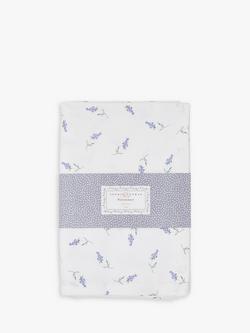 Sophie Conran for Portmeirion Lavandula Cotton Tablecloth, 180 x 140cm, White, White