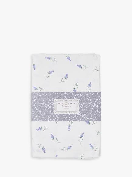 Sophie Conran for Portmeirion Lavandula Cotton Tablecloth, 180 x 140cm, White, White