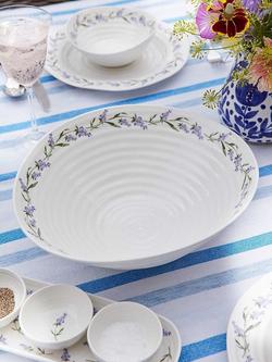 Sophie Conran for Portmeirion Lavandula Porcelain Serve Bowl, 34.5cm, White - view 2, White